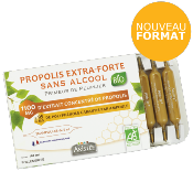 ORGANIC ALCOHOL-FREE EXTRA-STRENGTH POPLAR-TYPE PROPOLIS AMPOULES