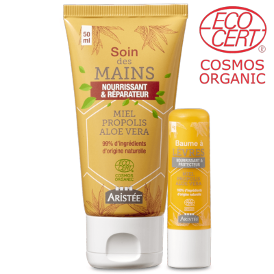 ORGANIC HAND CARE AND LIP BALM DUO