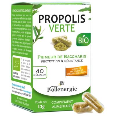 ORGANIC GREEN PROPOLIS FROM BACCHARIS