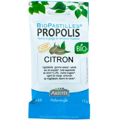 ORGANIC PROPOLIS AND LEMON LOZENGES