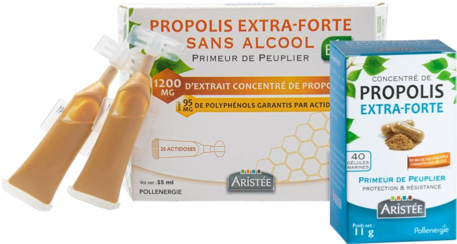 Propolis de peuplier pour l'immunit