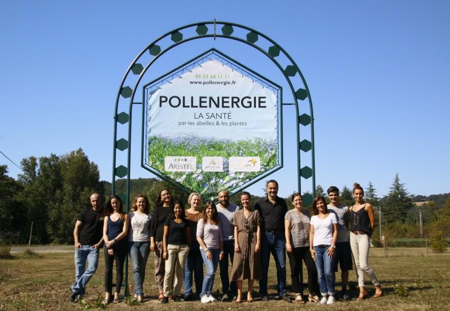 The Pollenergie team in Saint-Hilaire-de-Lusignan