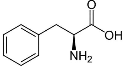 La phnylalanine, un acide amin prsent dans le pollen frais